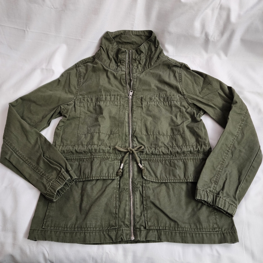 Old Navy Twill Field Jacket Hunter Pines Women's Medium - Picture 1 of 14